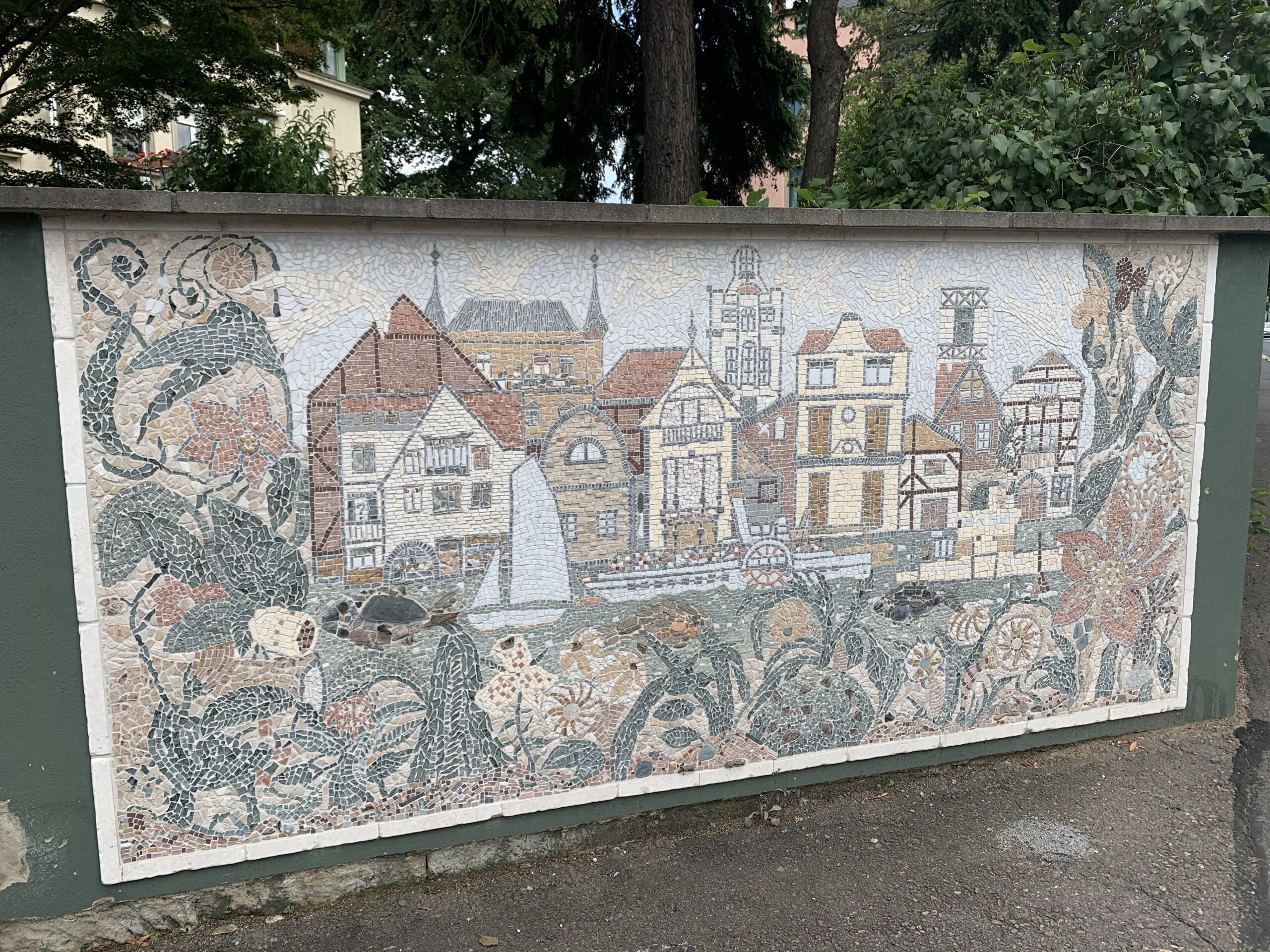 Mosaik an der Liehrstraße