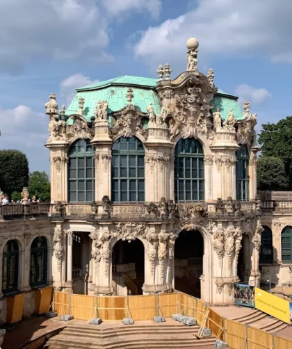 Zwinger-Baustelle