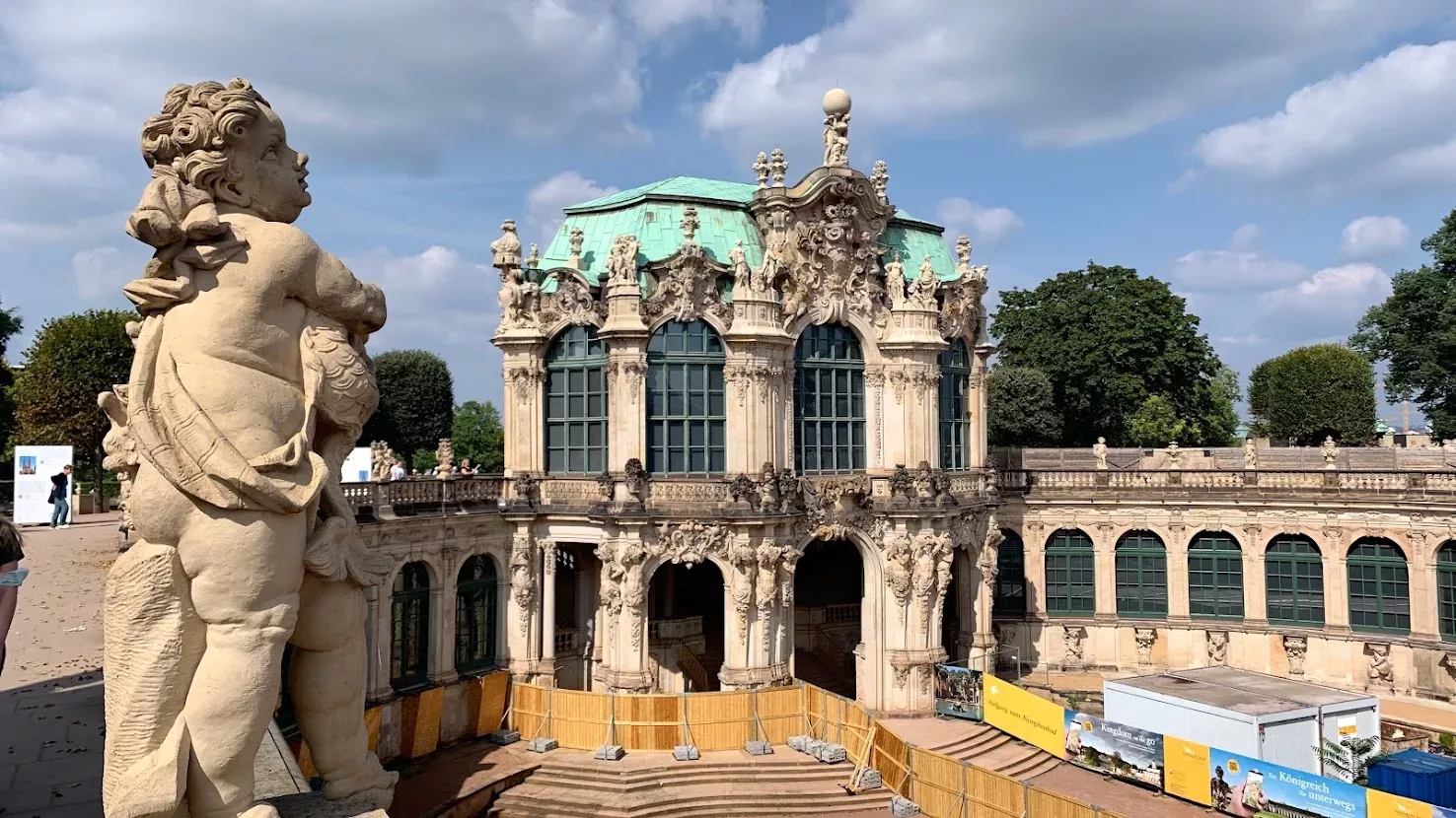 Zwinger-Baustelle