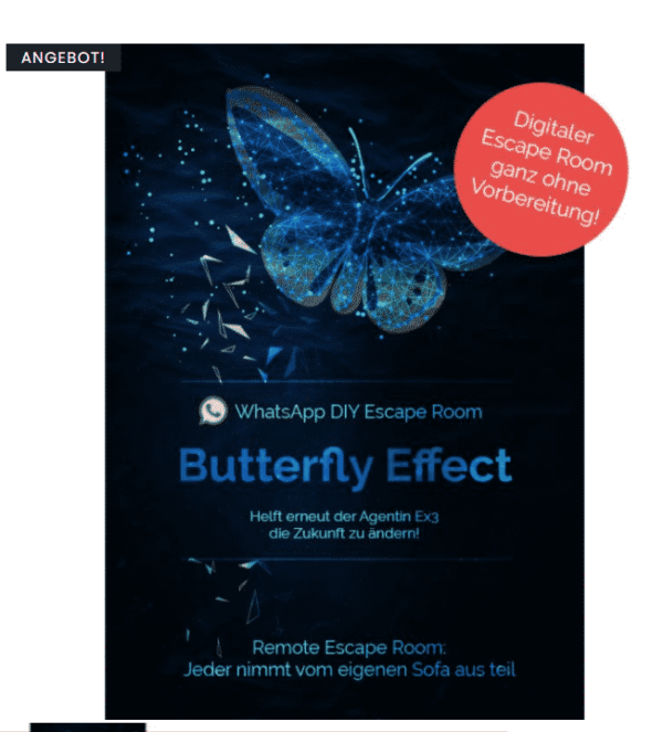 WhatsApp DIY Escape Room «Butterfly Effect»