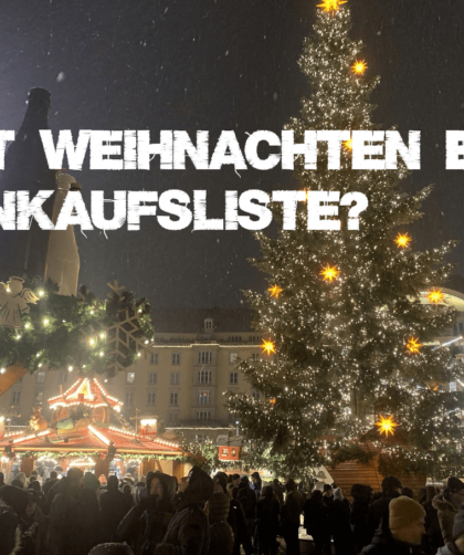 Ist Weihnachten eine Einkaufsliste?