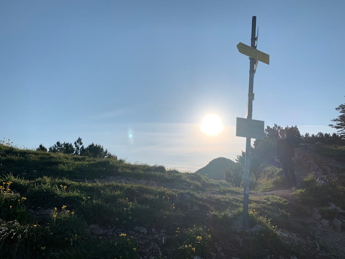 Beim Sonnenaufgang ist es am kältesten