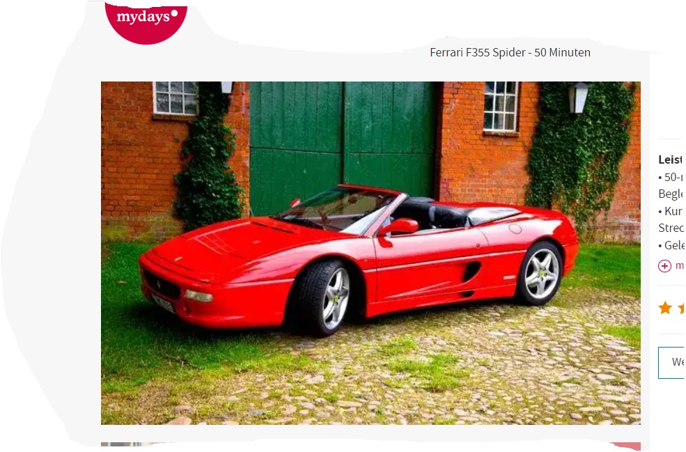 Traumautos: Ferrari selber fahren