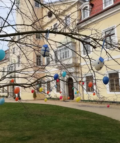 Eier zu Ostern im Hermsdorfer Schloss