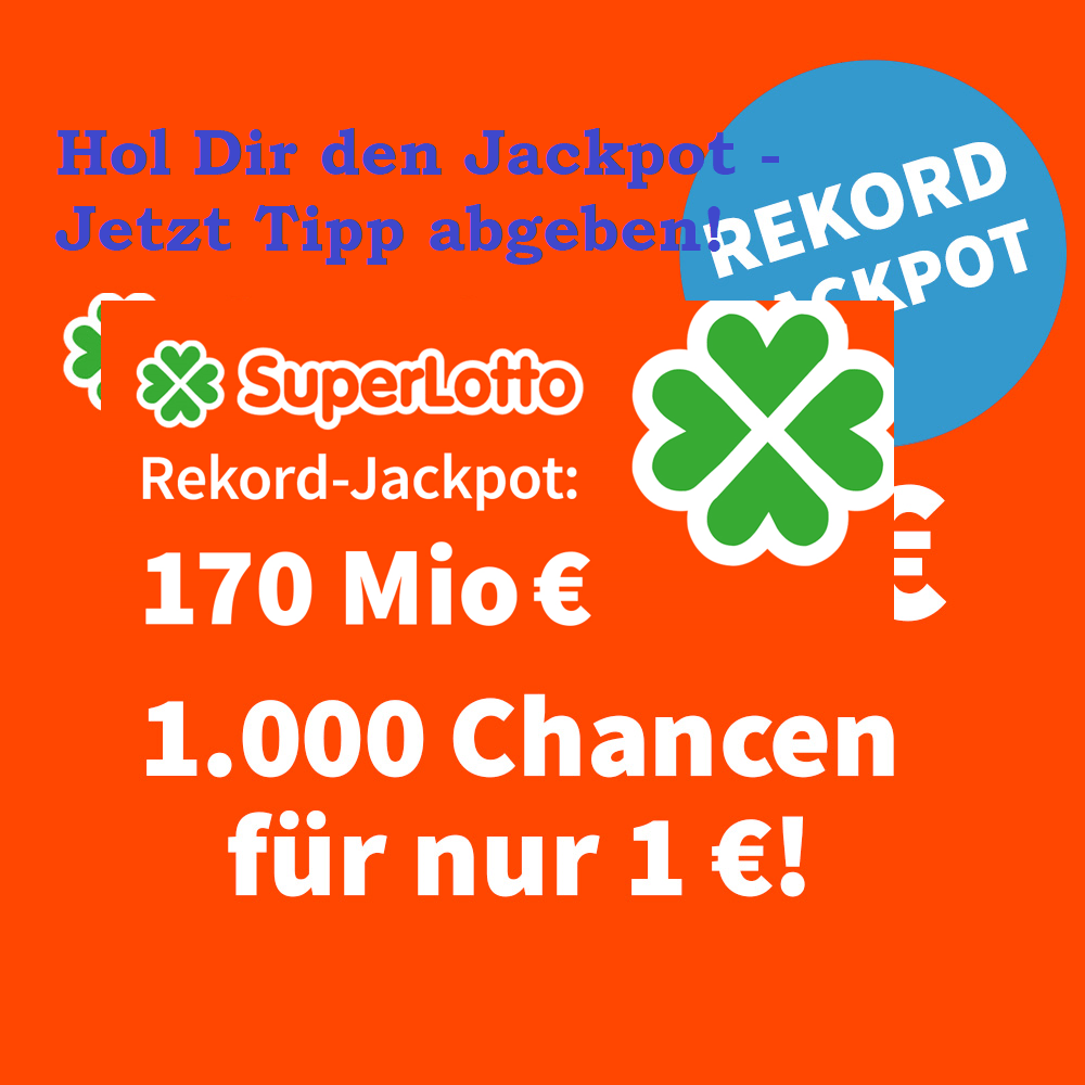 170 Mio € bei SuperLotto - Europa-Rekord Jackpot