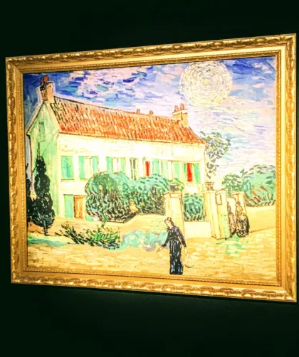 Das weiße Haus bei Nacht von Vincent van Gogh