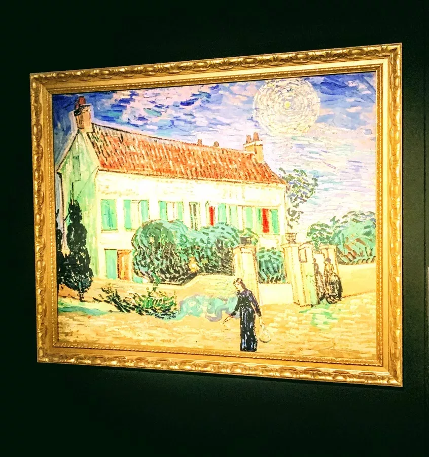 Das weiße Haus bei Nacht von Vincent van Gogh