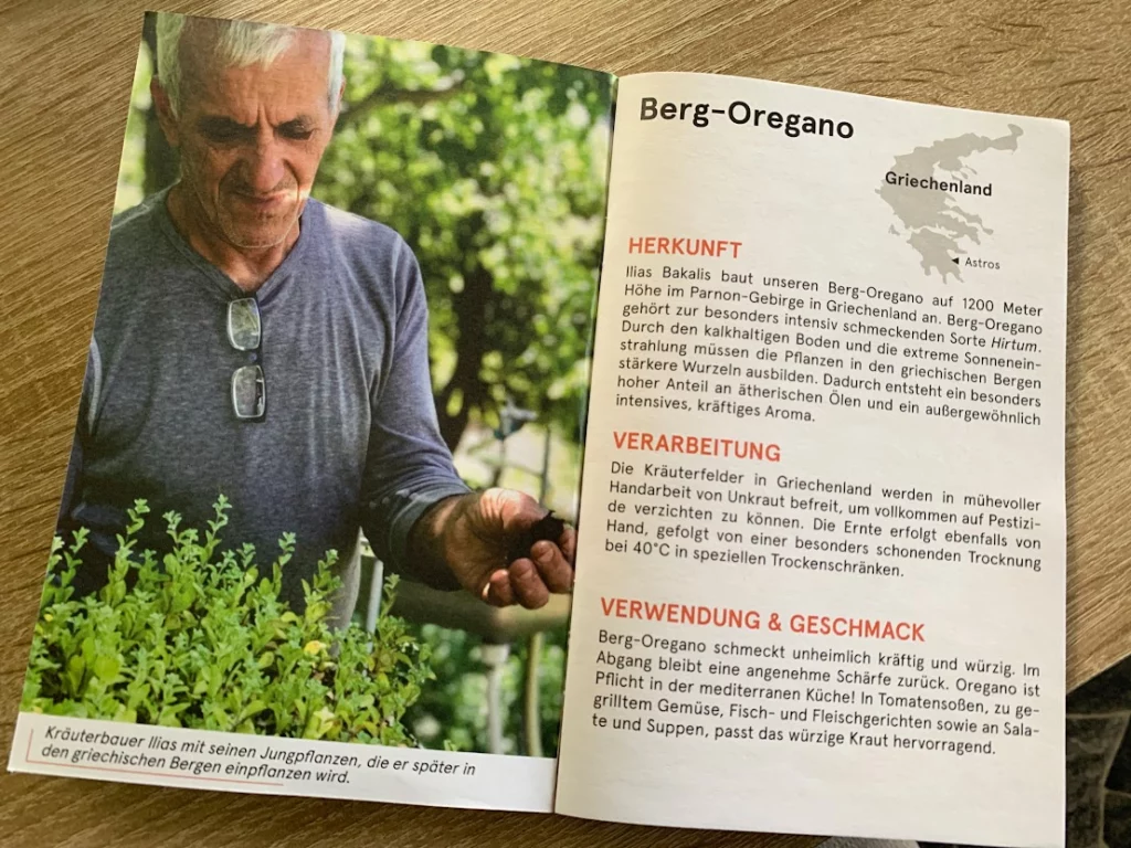 Berg Oregano direkt aus Griechenland