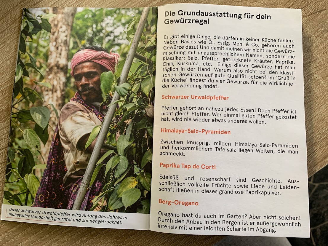 Gewürze und Olivenöl direkt vom Feld 