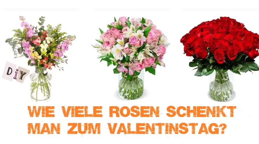 Wie viele Rosen schenkt man zum Valentinstag?
