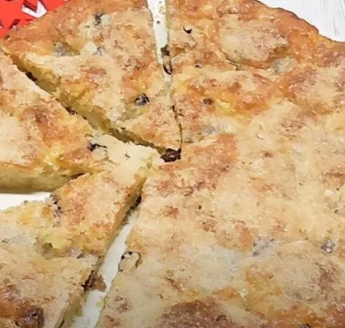 Kartoffelkuchen aus Hefeteig