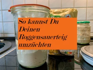 So kannst Du Deinen Roggensauerteig umzüchten