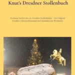 a book cover with a gold horse and a large rock with a christmas tree