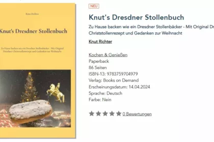 Knuts Dresdner Stollenbuch ist da