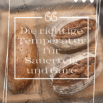 Wenn man bäckt ist die richtige Temperatur besonders wichtig. Und das nicht nur beim backen, sondern schon vorher, bei der Herstellung des Teiges. Hefe und Sauerteig mögen es lauschig warm. Im Normalfall heißt das bei Roggenbrot ungefähr 27-30°C. Weizenteige sind bei 24-27 °C optimal. Im Sommer ist das kein Problem. Doch ab September, wenn die Temperaturen runtergehen, dann eben doch.