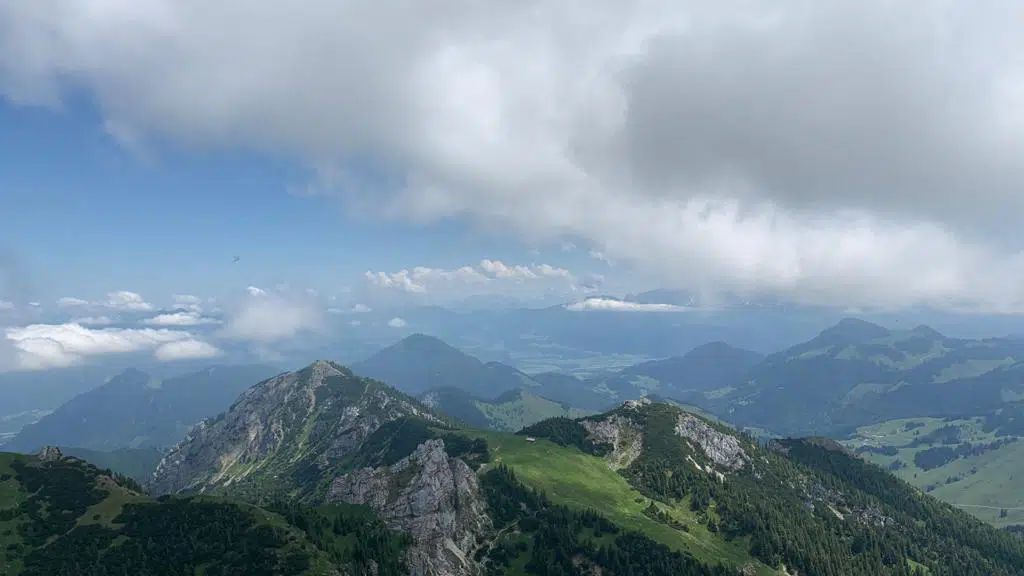 Blick über die Alpen vom Wendelstein