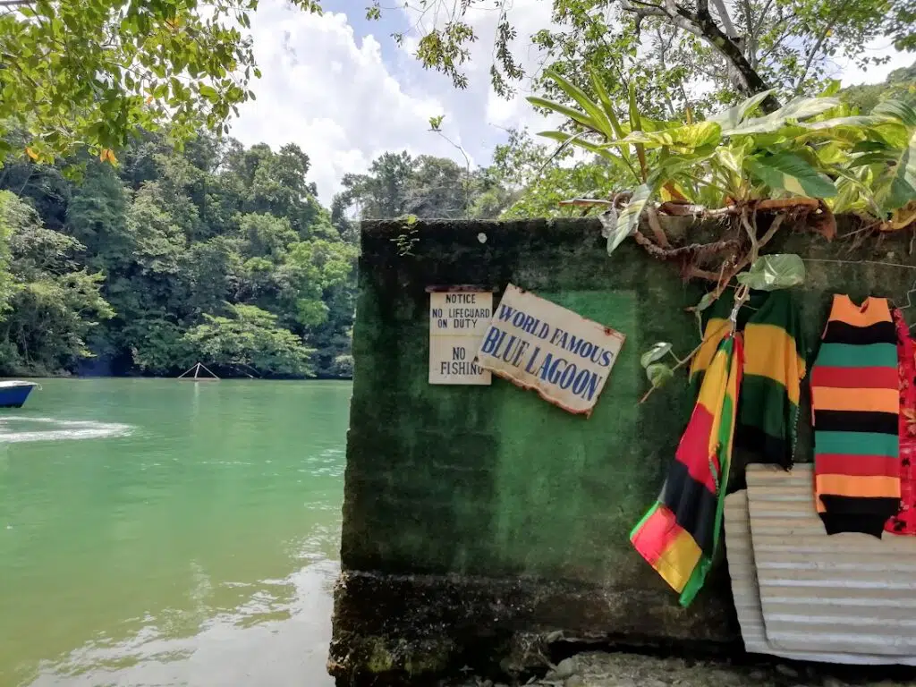 In Jamaika in der Blue Lagoon