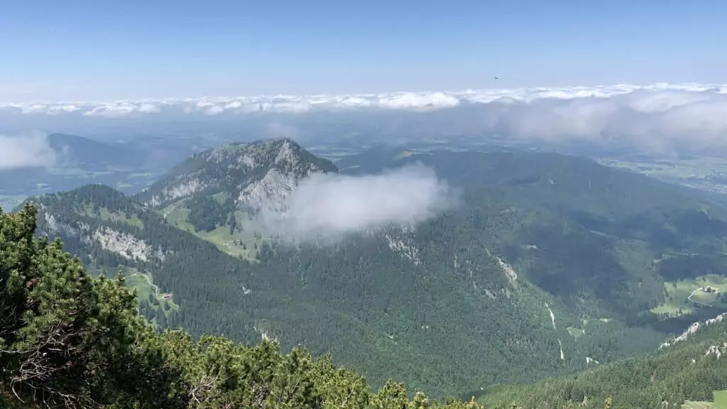 Mit gut-knut über den Alpen über den Wolken