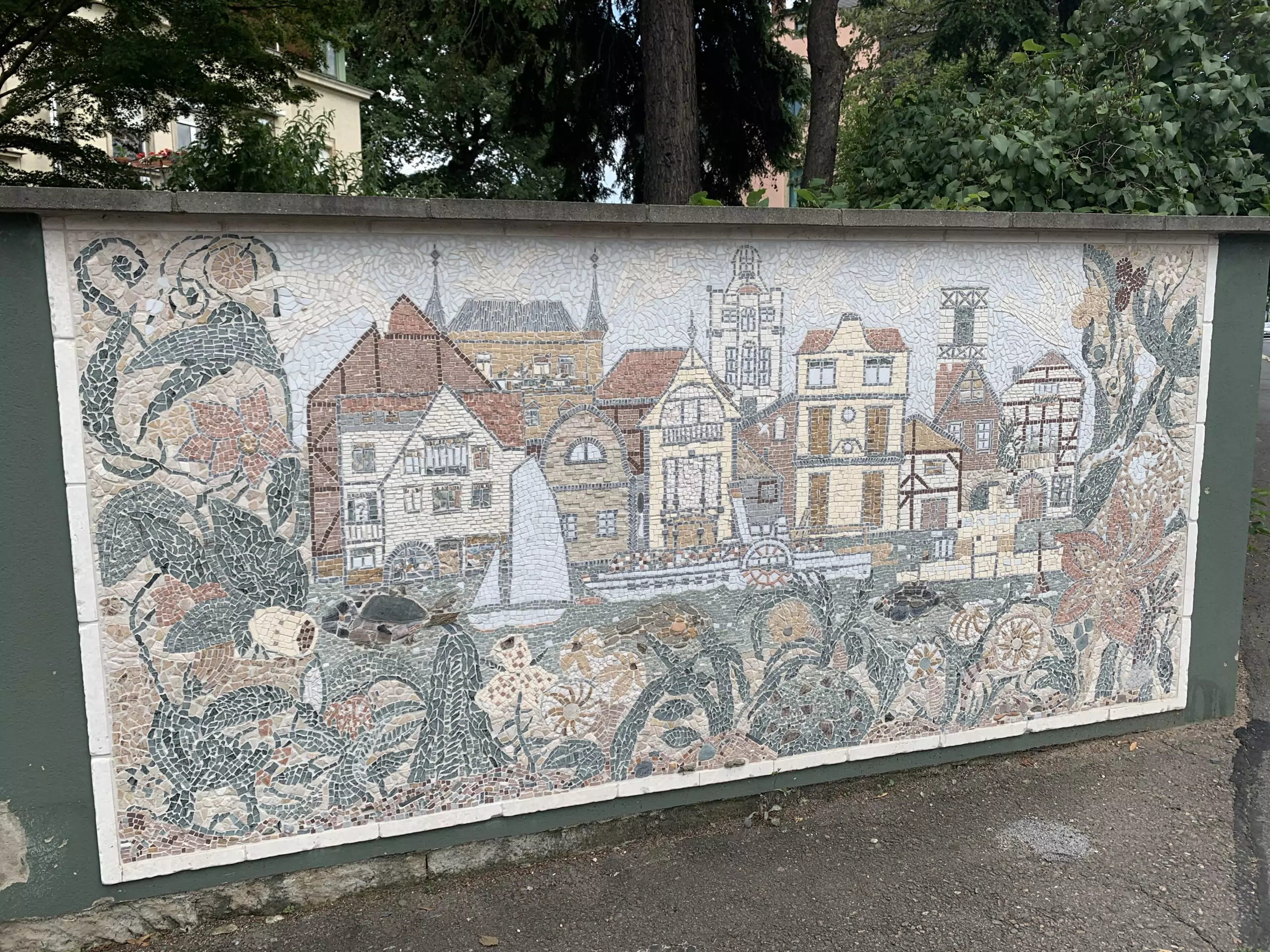 Mosaik an der Liehrstraße